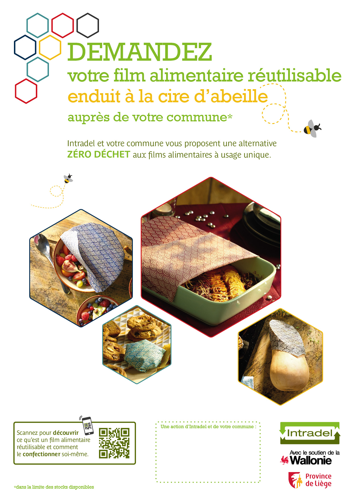 Film alimentaire réutilisable