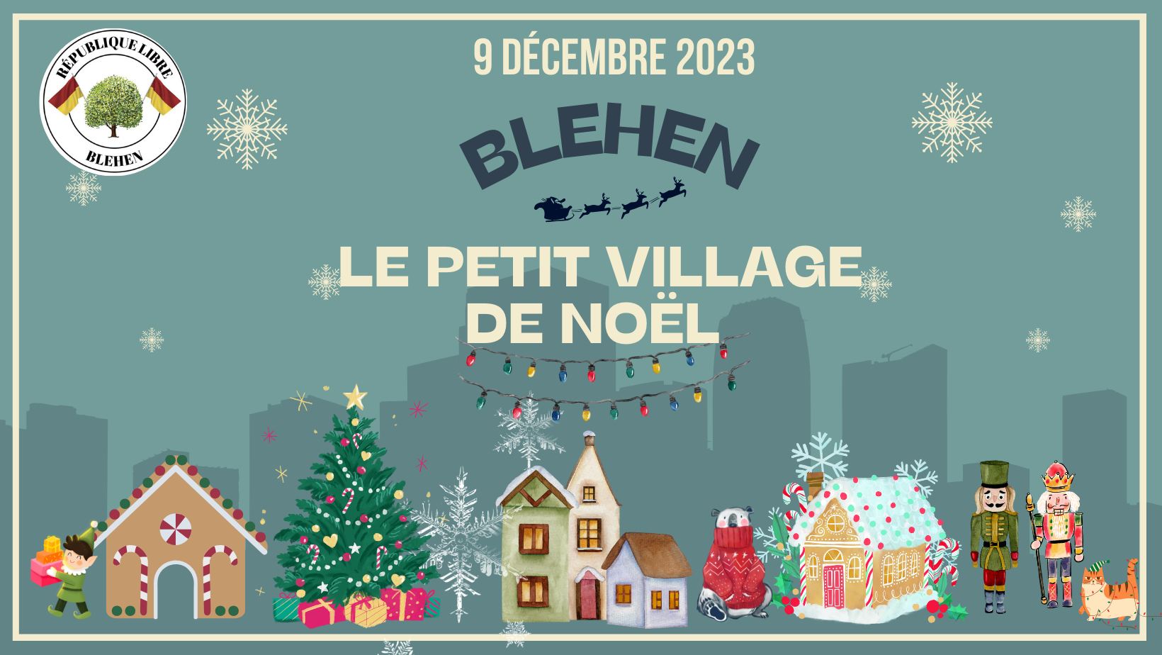 Petit village de Noel a Blehen Ville de Hannut