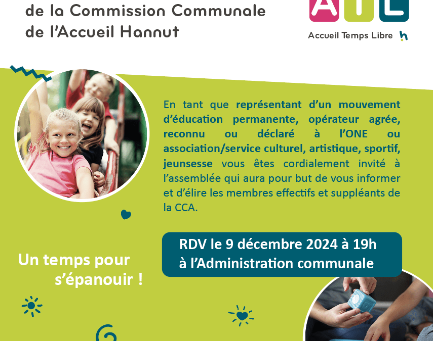 ATL – Commission Communale de l’Accueil (CCA) 