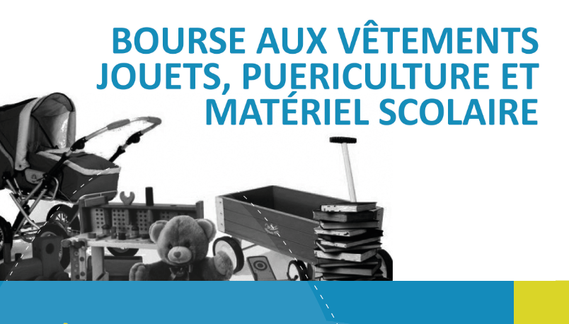 Bourse aux vêtements enfants, puériculture et jouets