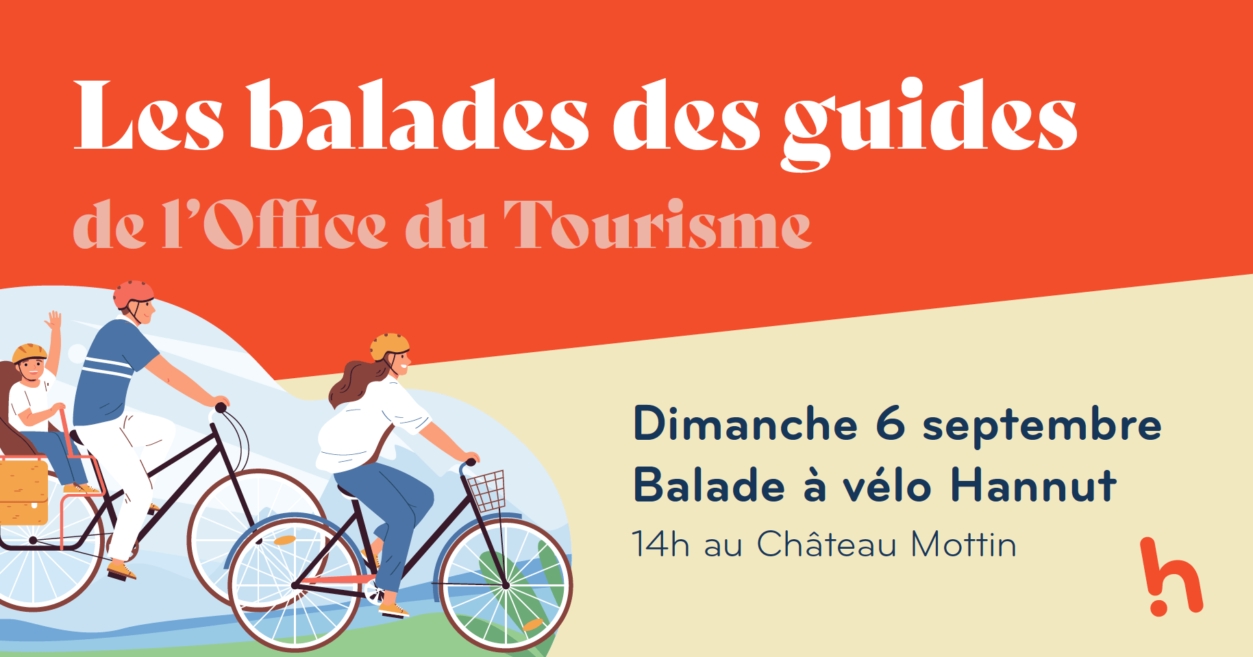 Balade de l’office du tourisme de Hannut du 6 septembre 2026