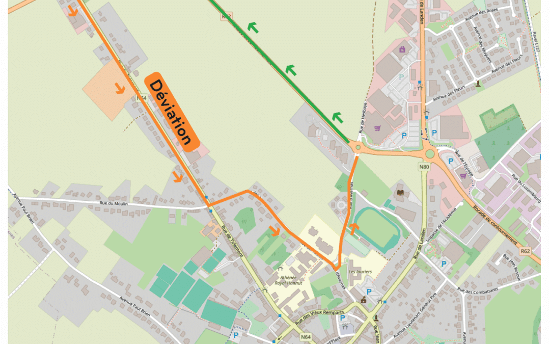 Travaux rocade de contournement du 9 au 20 mars 2026