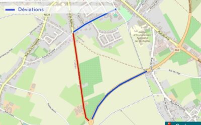 TRAVAUX – ROUTE DE NAMUR
