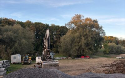 Chantier AIDE : Collecteur et station de pompage de Petit-Hallet